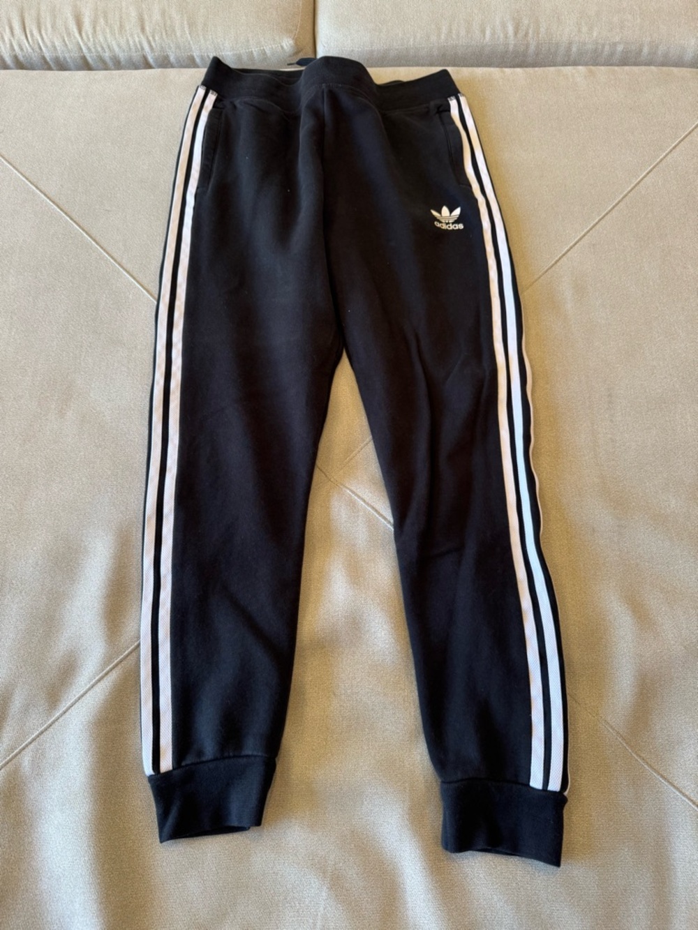 ADIDAS 3-Stripes Track Pants - Size Large- Teen/Youth